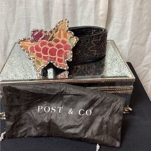 Post&Co Genuine Leather Belt 7016-85; Size: 85